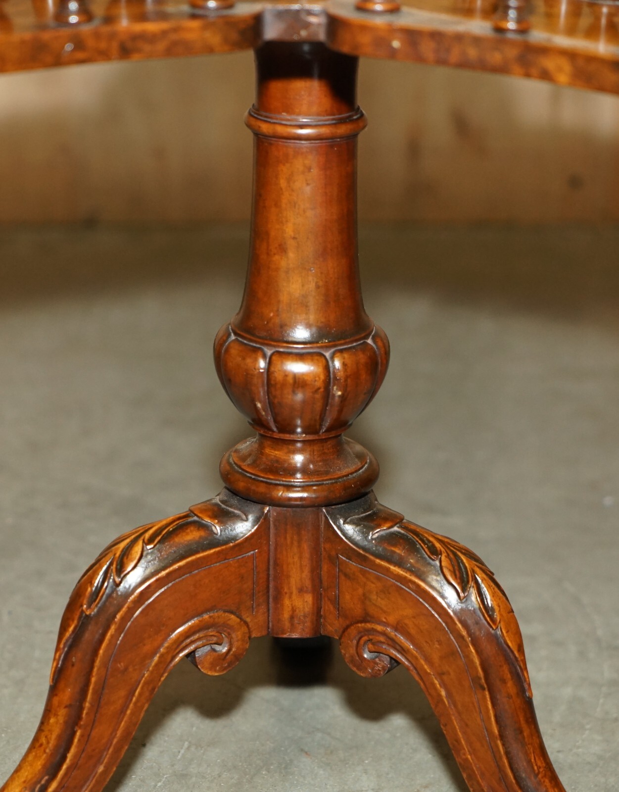 ANTIQUE-RESTORED-VICTORIAN-BURL-WALNUT-LIBRARY-REVOLVING-BOOK-TABLE-BOOKCASE-205800395830-10