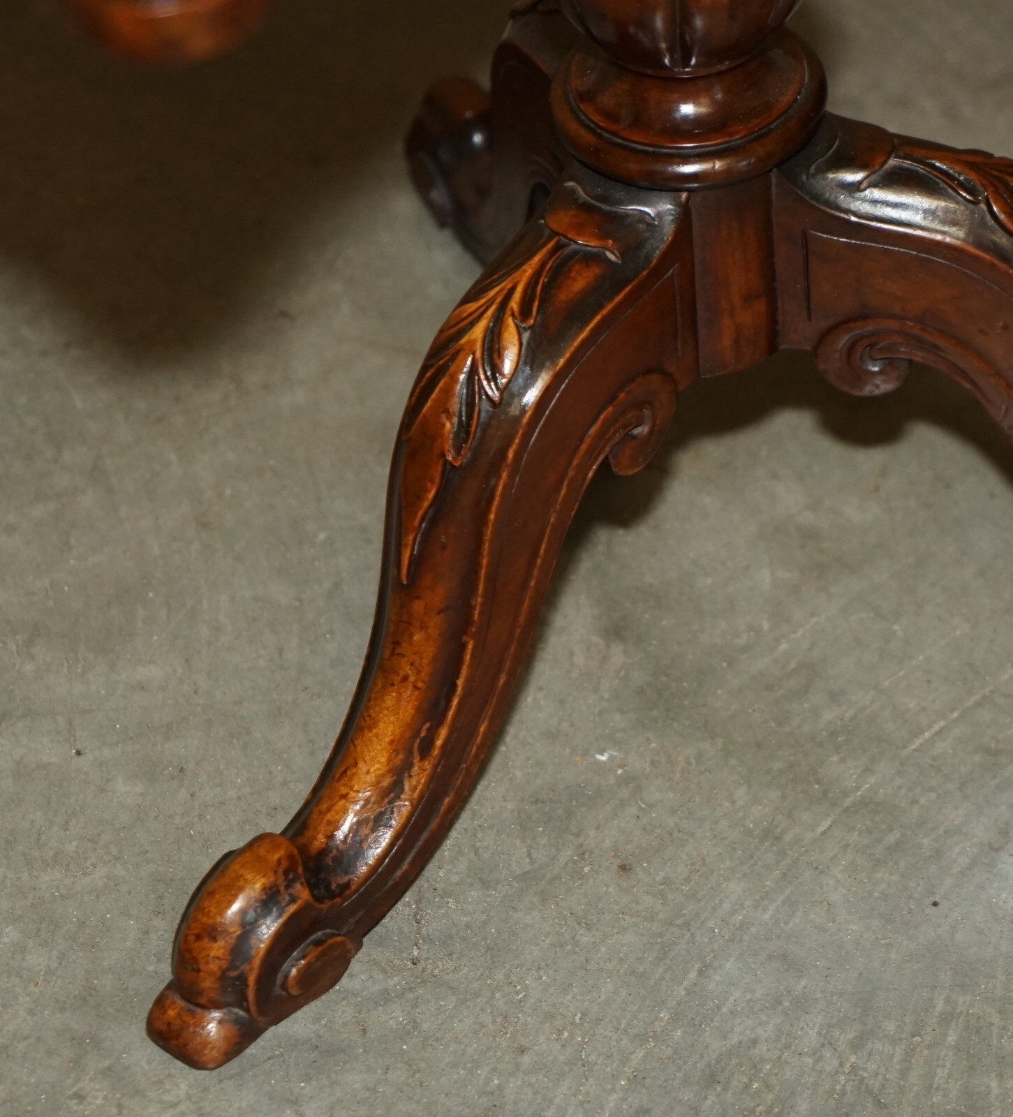 ANTIQUE-RESTORED-VICTORIAN-BURL-WALNUT-LIBRARY-REVOLVING-BOOK-TABLE-BOOKCASE-205800395830-12