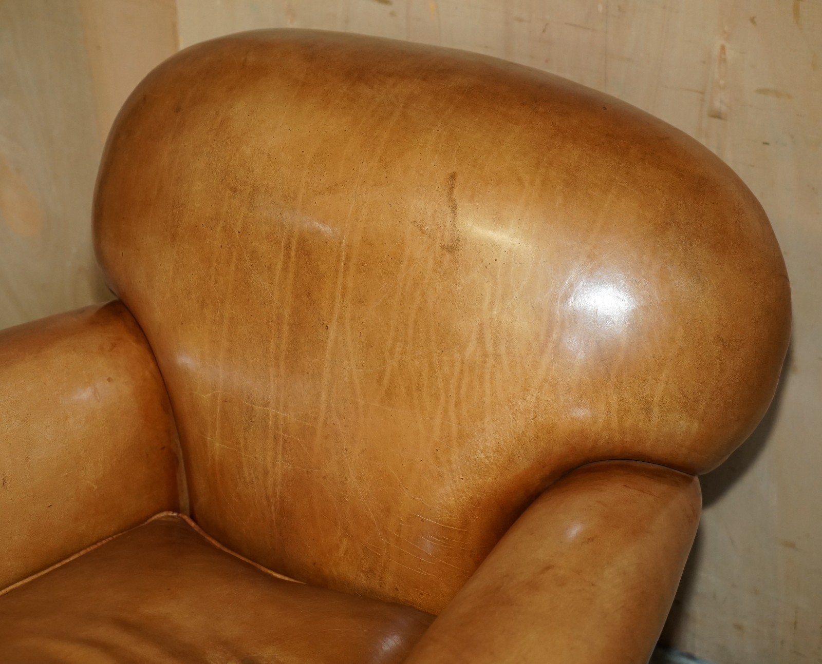 COMFORTABLE-PAIR-OF-ANTIQUE-CHESTERFIELD-VICTORIAN-BROWN-LEATHER-CLUB-ARMCHAIRS-187688585870-18