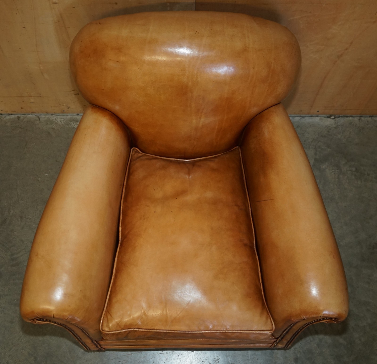 COMFORTABLE-PAIR-OF-ANTIQUE-CHESTERFIELD-VICTORIAN-BROWN-LEATHER-CLUB-ARMCHAIRS-187688585870-6