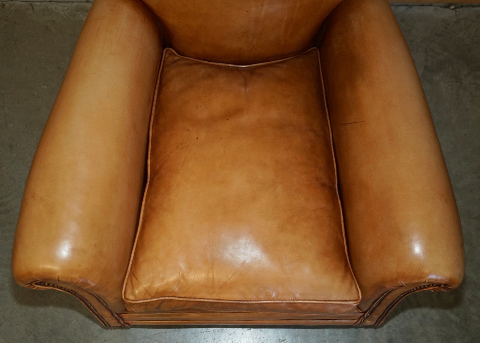 COMFORTABLE-PAIR-OF-ANTIQUE-CHESTERFIELD-VICTORIAN-BROWN-LEATHER-CLUB-ARMCHAIRS-187688585870-7