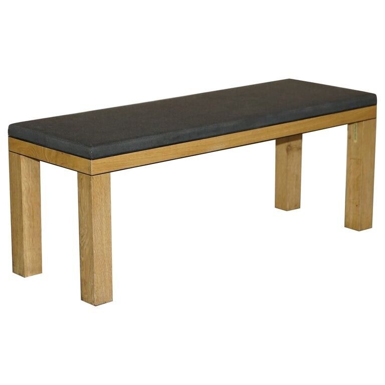 RRP £1200 JAMES BURLEIGH GREY KITCHEN DINING TABLE BENCH SIZES COLOURS AVAILABLE