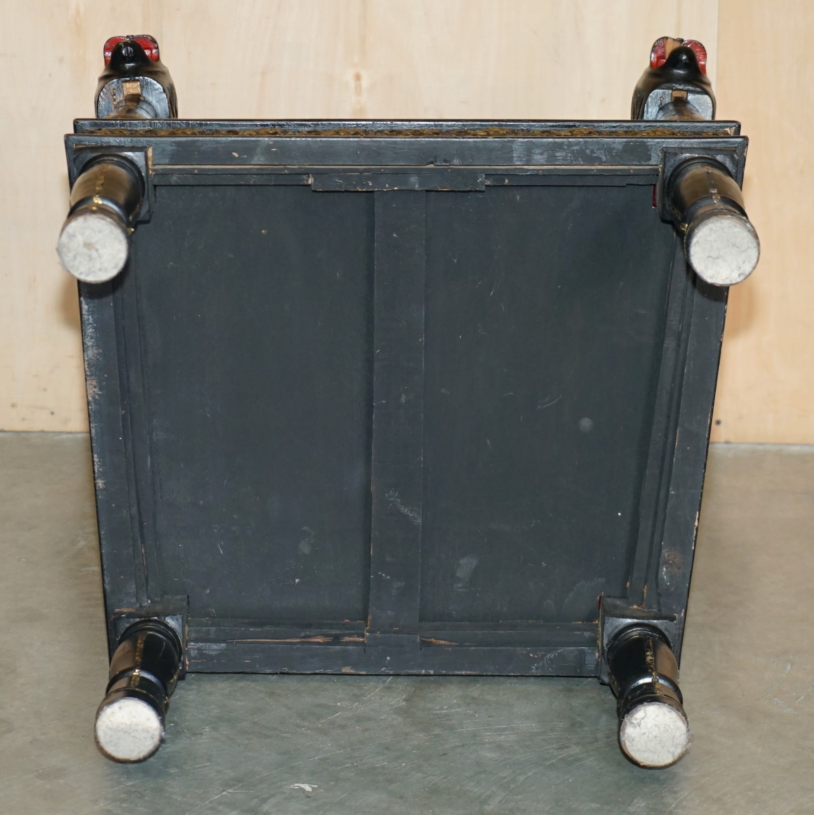 VINTAGE-REPOUSE-METAL-INDIAN-CIRCA-1950S-EBONISED-PANTHER-HEAD-ARMCHAIR-177527115890-22