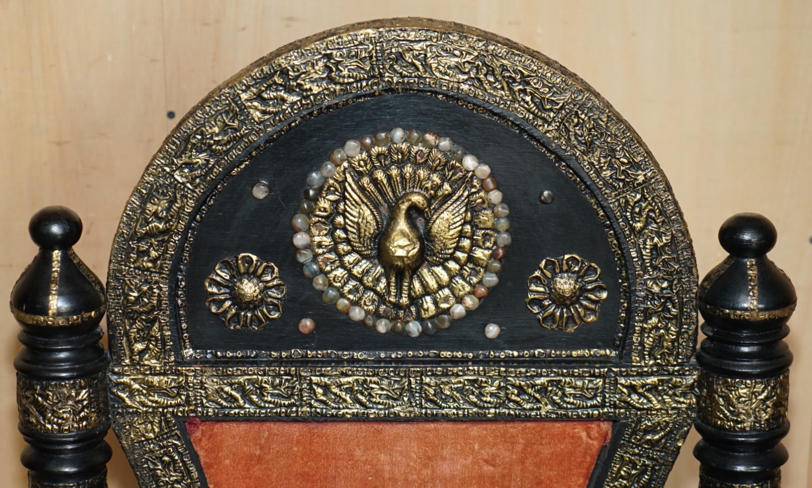 VINTAGE-REPOUSE-METAL-INDIAN-CIRCA-1950S-EBONISED-PANTHER-HEAD-ARMCHAIR-177527115890-5