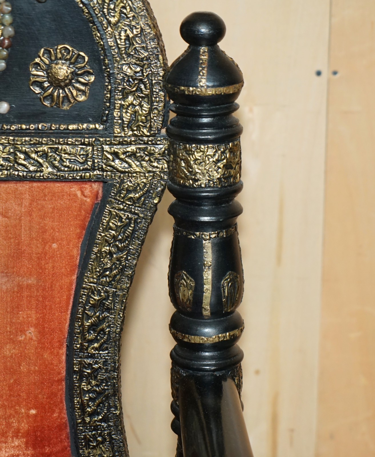 VINTAGE-REPOUSE-METAL-INDIAN-CIRCA-1950S-EBONISED-PANTHER-HEAD-ARMCHAIR-177527115890-8