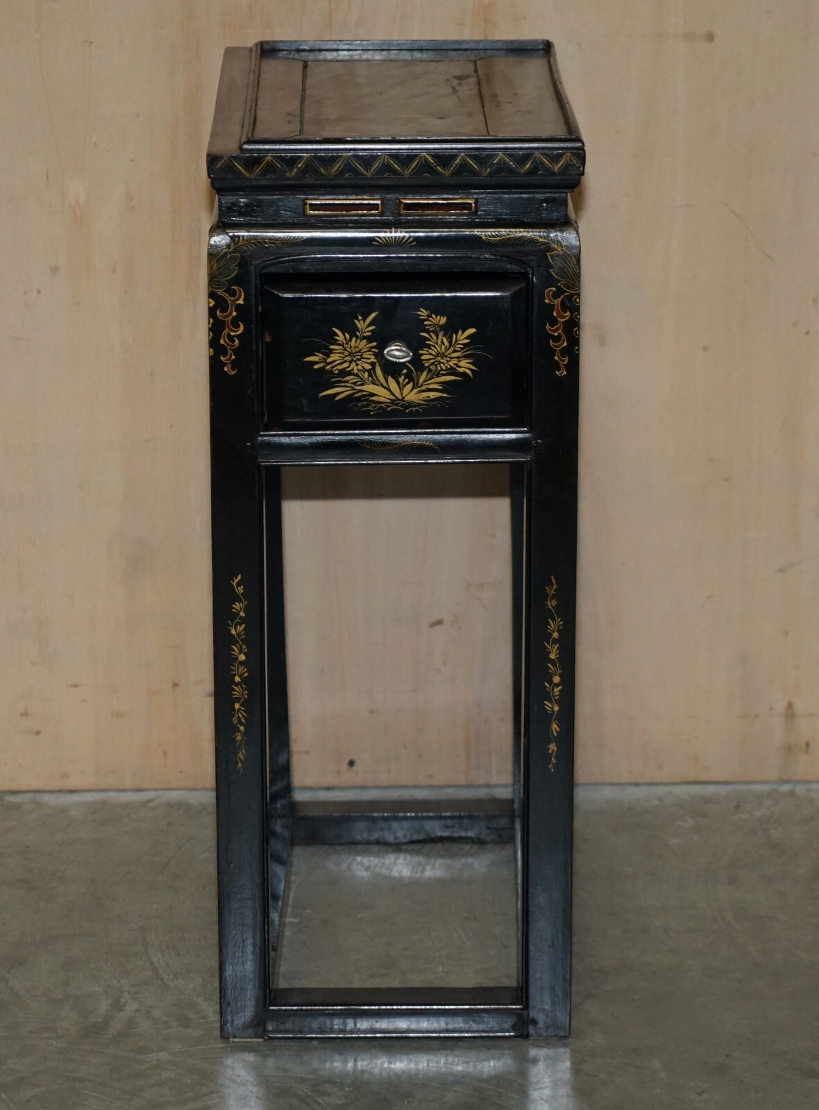 ANTIQUE-VICTORIAN-CIRCA-1880-CHINESE-CHINOISERIE-LACQUERED-SIDE-END-LAMP-TABLE-205810180441-2