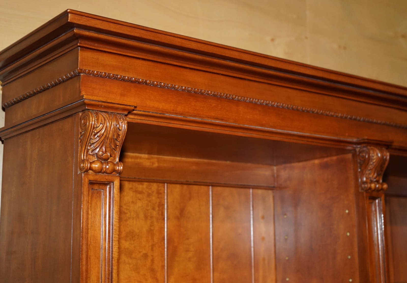 EXQUISITE-EXTRA-LARGE-RALPH-LAUREN-MAHOGANY-MADISON-AVENUE-OPEN-LIBRARY-BOOKCASE-177526101421-13