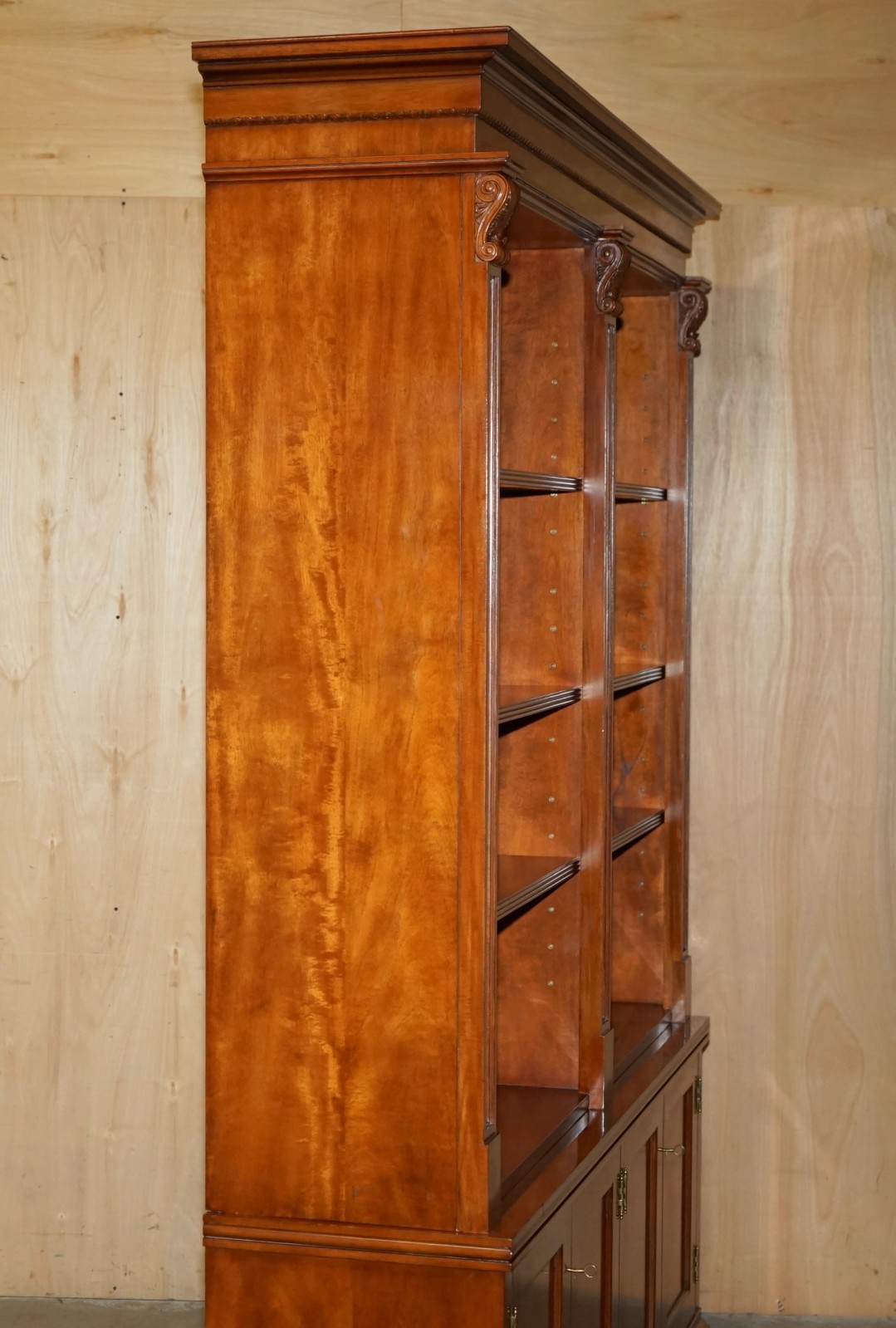 EXQUISITE-EXTRA-LARGE-RALPH-LAUREN-MAHOGANY-MADISON-AVENUE-OPEN-LIBRARY-BOOKCASE-177526101421-18