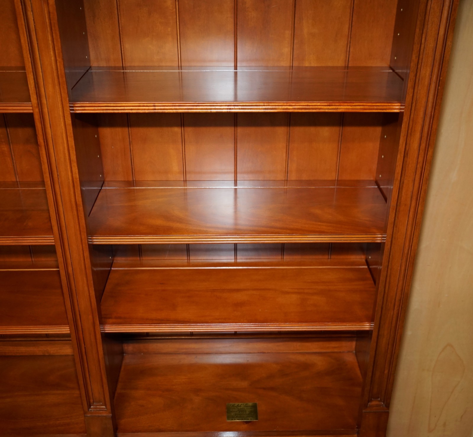 EXQUISITE-EXTRA-LARGE-RALPH-LAUREN-MAHOGANY-MADISON-AVENUE-OPEN-LIBRARY-BOOKCASE-177526101421-9