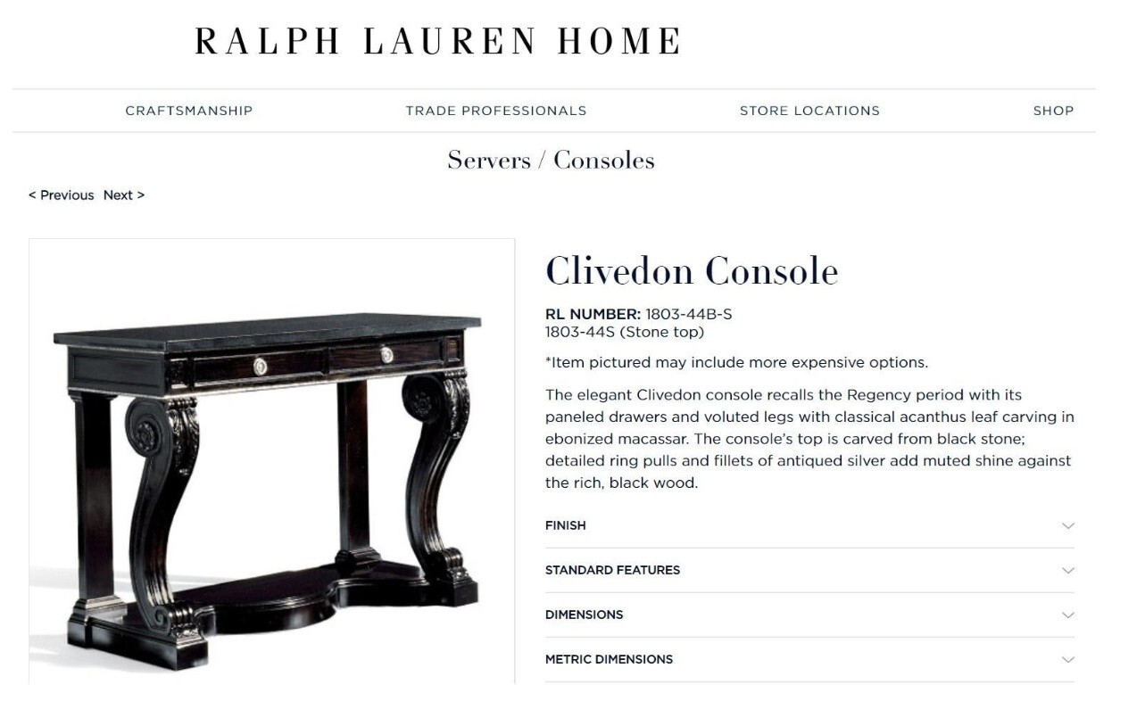 PAIR-OF-34000-RALPH-LAUREN-CLIVEDON-MAHOGANY-MACASSAR-MARBLE-CONSOLE-TABLES-177526097091-2