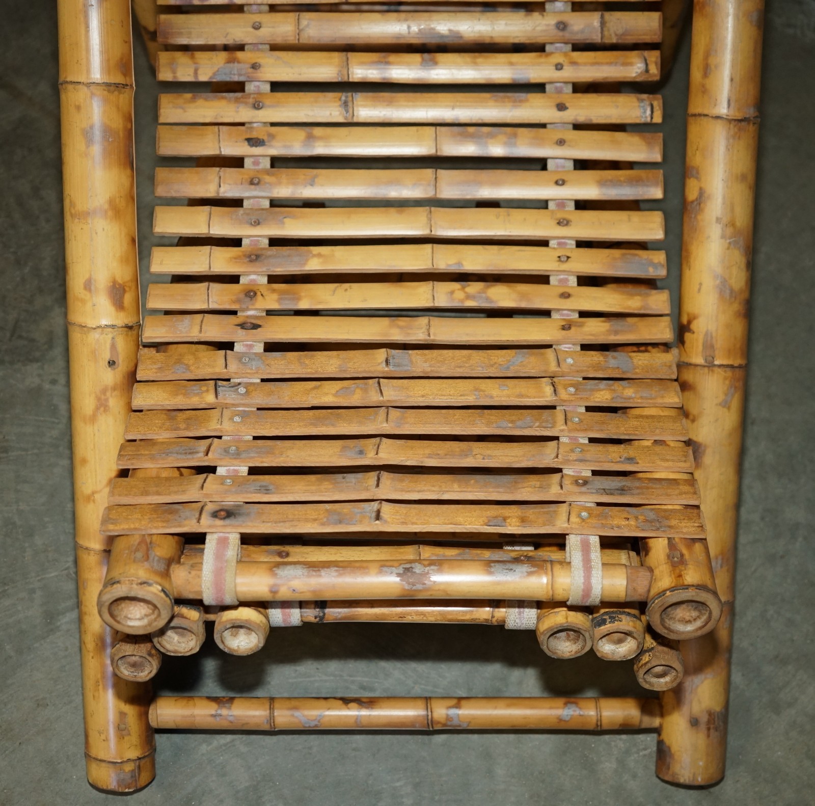 PAIR-OF-MID-CENTURY-MODERN-CIR-1950-BAMBOO-RECLINING-SLING-ARMCHAIRS-FOOTSTOOL-177529740411-9