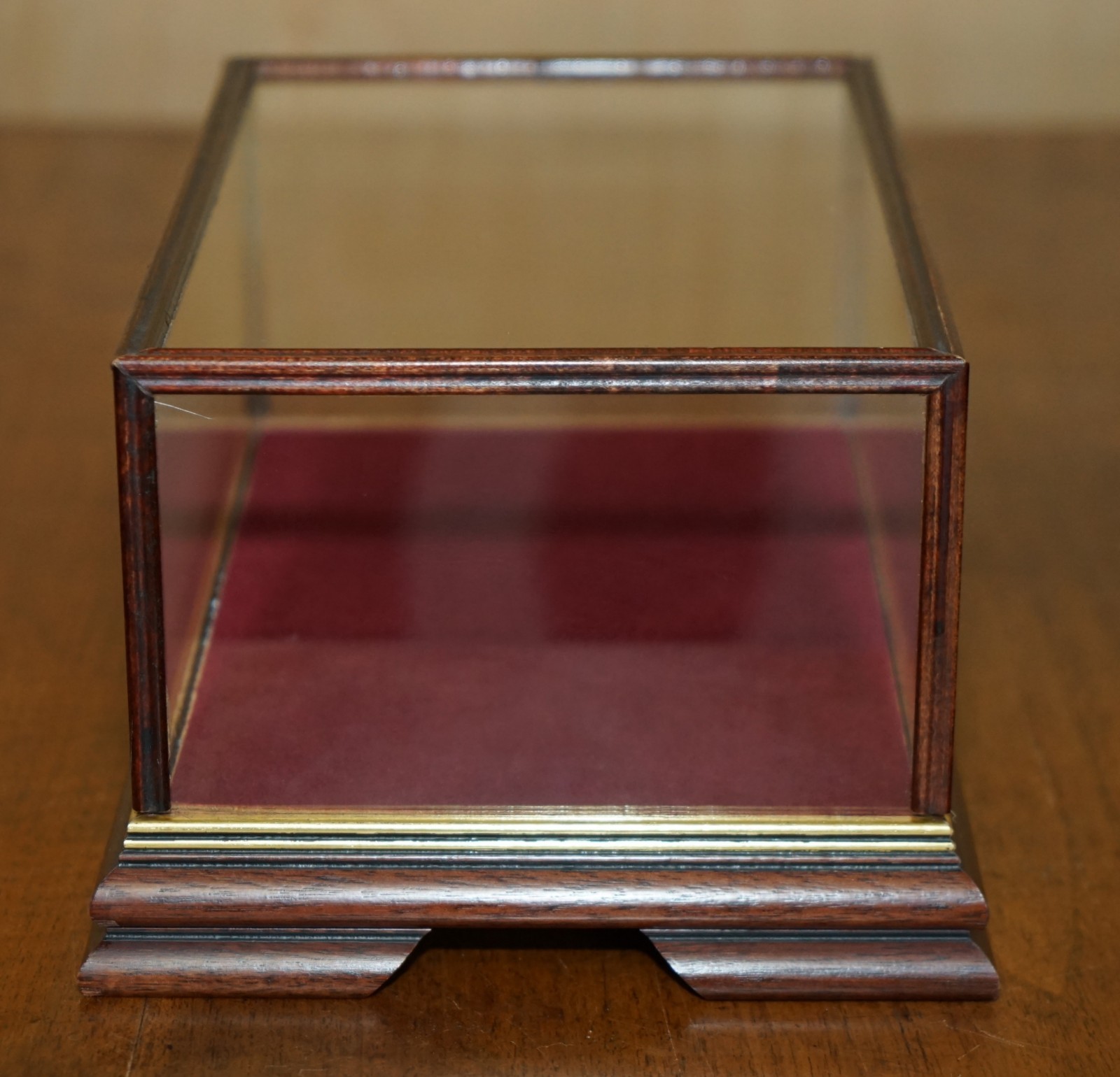 FOUR-VINTAGE-MAHOGANY-GLASS-TABLE-TOP-DISPLAY-CASES-FOR-TRINKETS-21X32X15CM-177369199952-20
