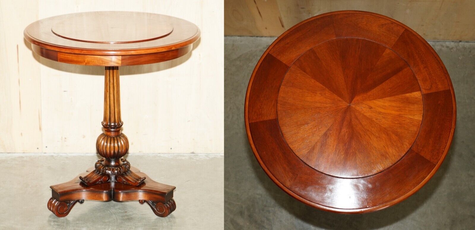 FULLY RESTORED FRENCH POLISHED RALPH LAUREN LARGE SIDE / SMALL OCCASIONAL TABLE