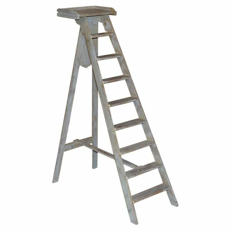 ORIGINAL FRENCH LIBRARY STEP LADDER STAMPED FOR BIBLIOTHEQUE NATIONALE DE FRANCE