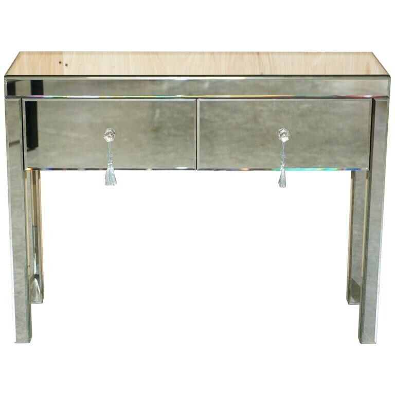 THE WHITE COMPANY MIRRORED CONSOLE DRESSING TABLE OR DESK WHICH IS PART OF SUITE