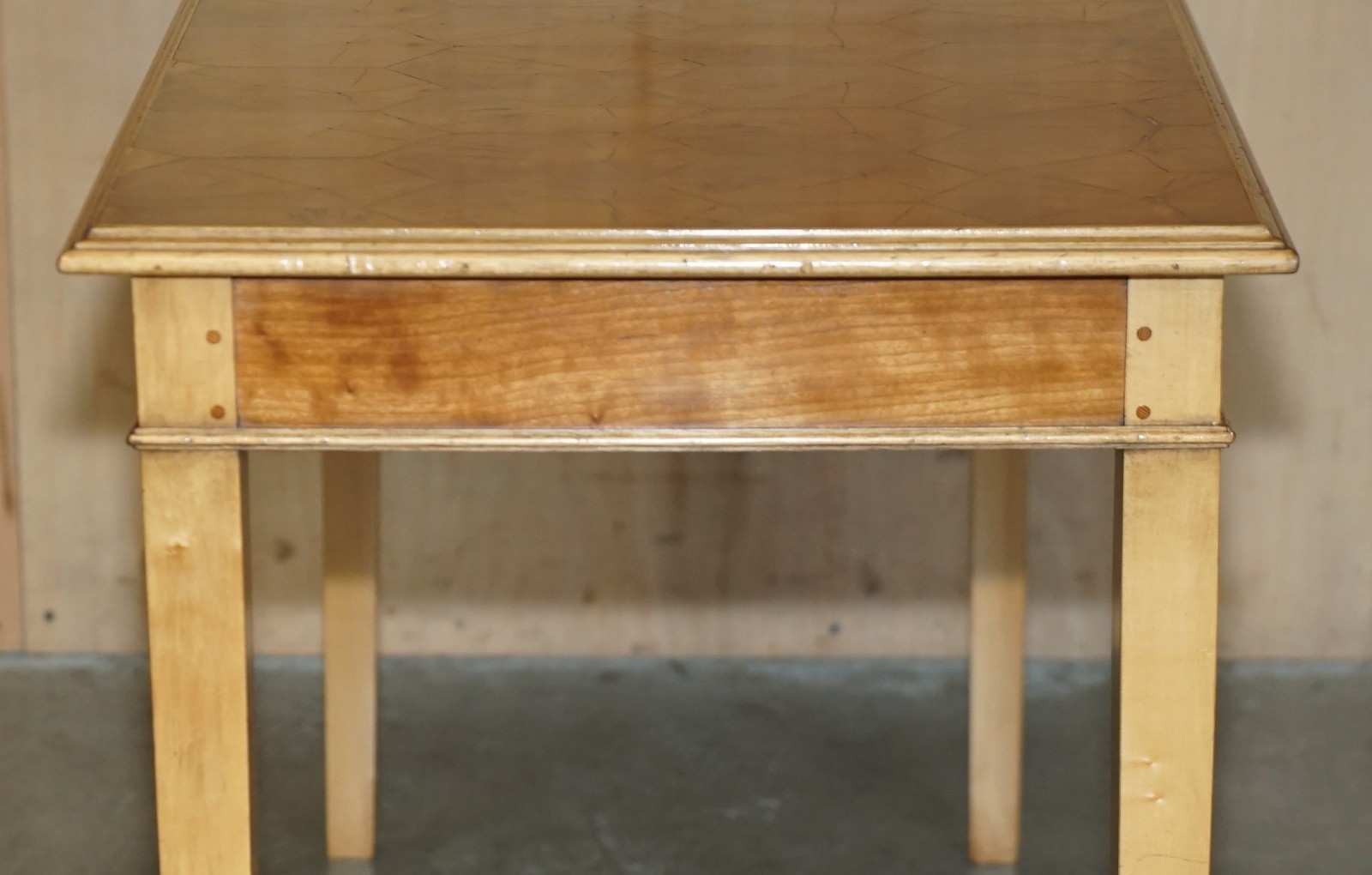 EXQUISITE-SUPER-DECORATIVE-CIRCA-1920S-OYSTER-LABURNUM-WOOD-CONSOLE-TABLE-187687728794-13