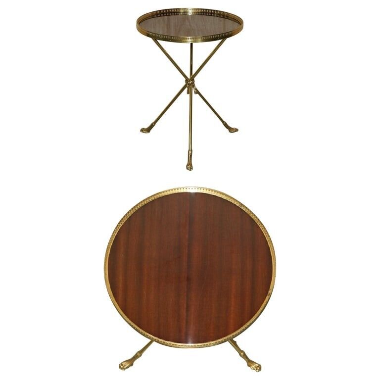 HIGHLY COLLECTABLE MID CENTURY MODERN MAISON BAGUES GUERIDON OCCASIONAL TABLE