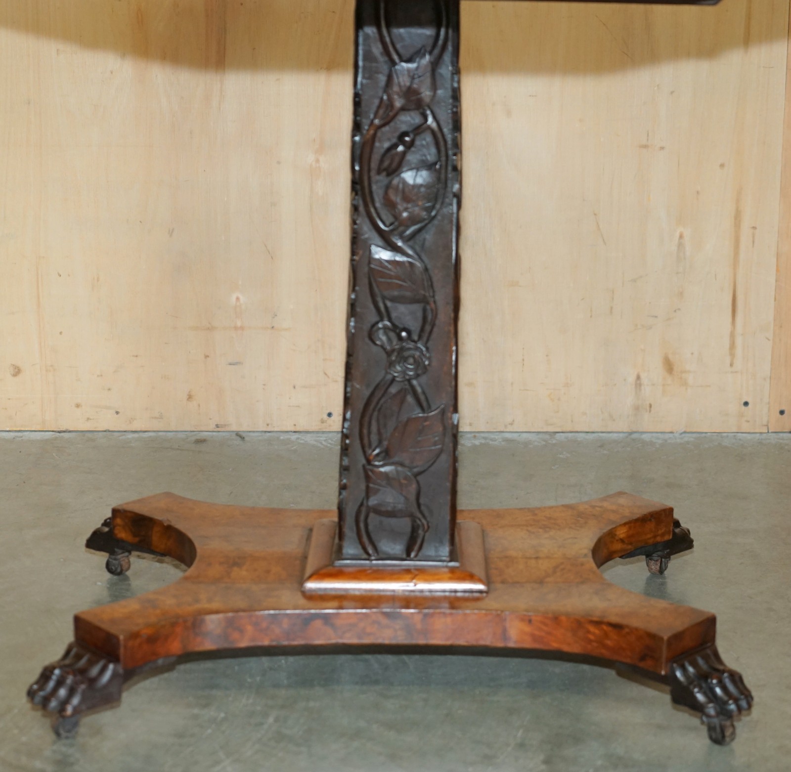 SUBLIME-CIR-1800-ANTIQUE-SPECIMEN-WOOD-OCCASIONAL-TILT-TOP-TABLE-BURR-WALNUT-OAK-177526177234-12