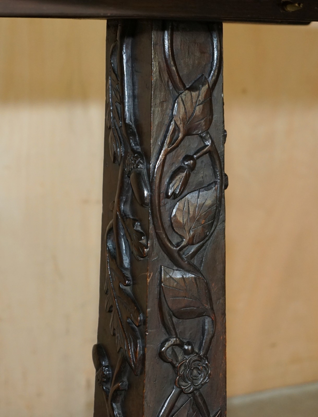 SUBLIME-CIR-1800-ANTIQUE-SPECIMEN-WOOD-OCCASIONAL-TILT-TOP-TABLE-BURR-WALNUT-OAK-177526177234-13