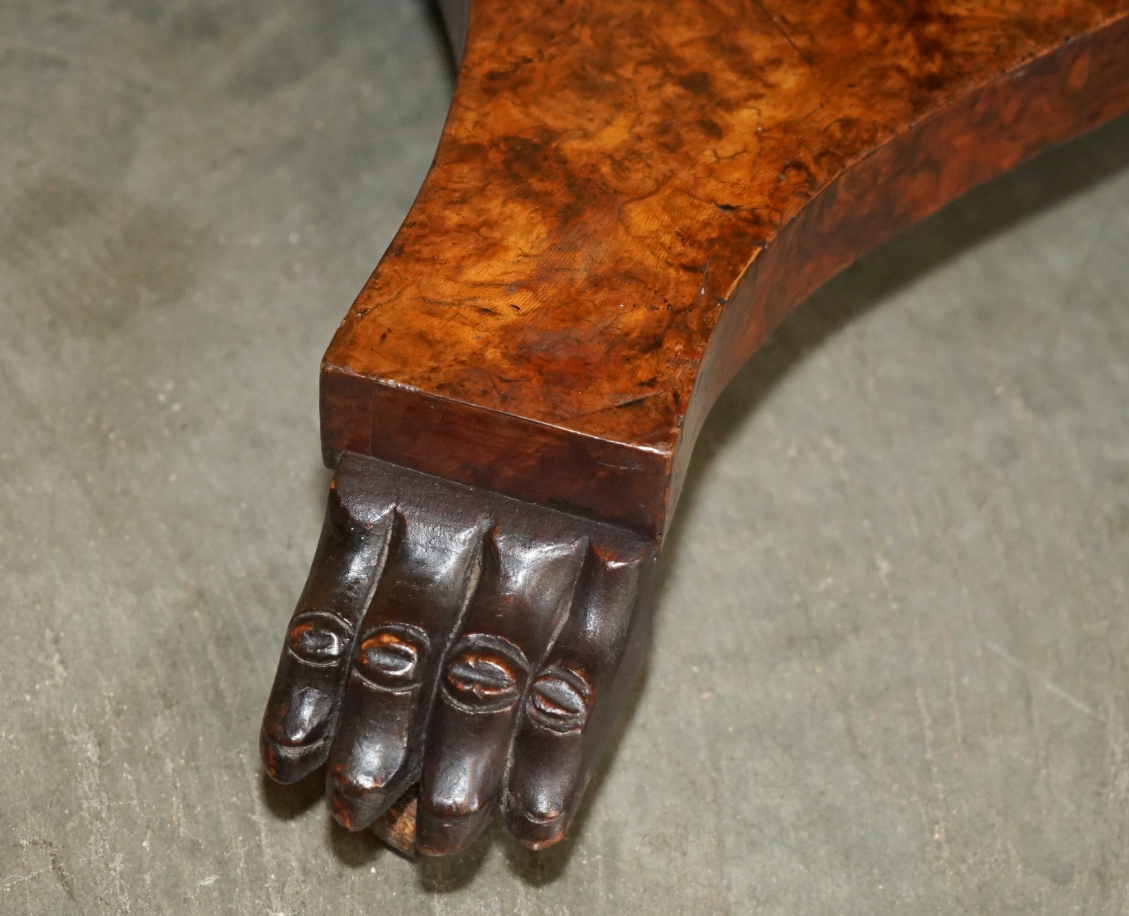 SUBLIME-CIR-1800-ANTIQUE-SPECIMEN-WOOD-OCCASIONAL-TILT-TOP-TABLE-BURR-WALNUT-OAK-177526177234-17