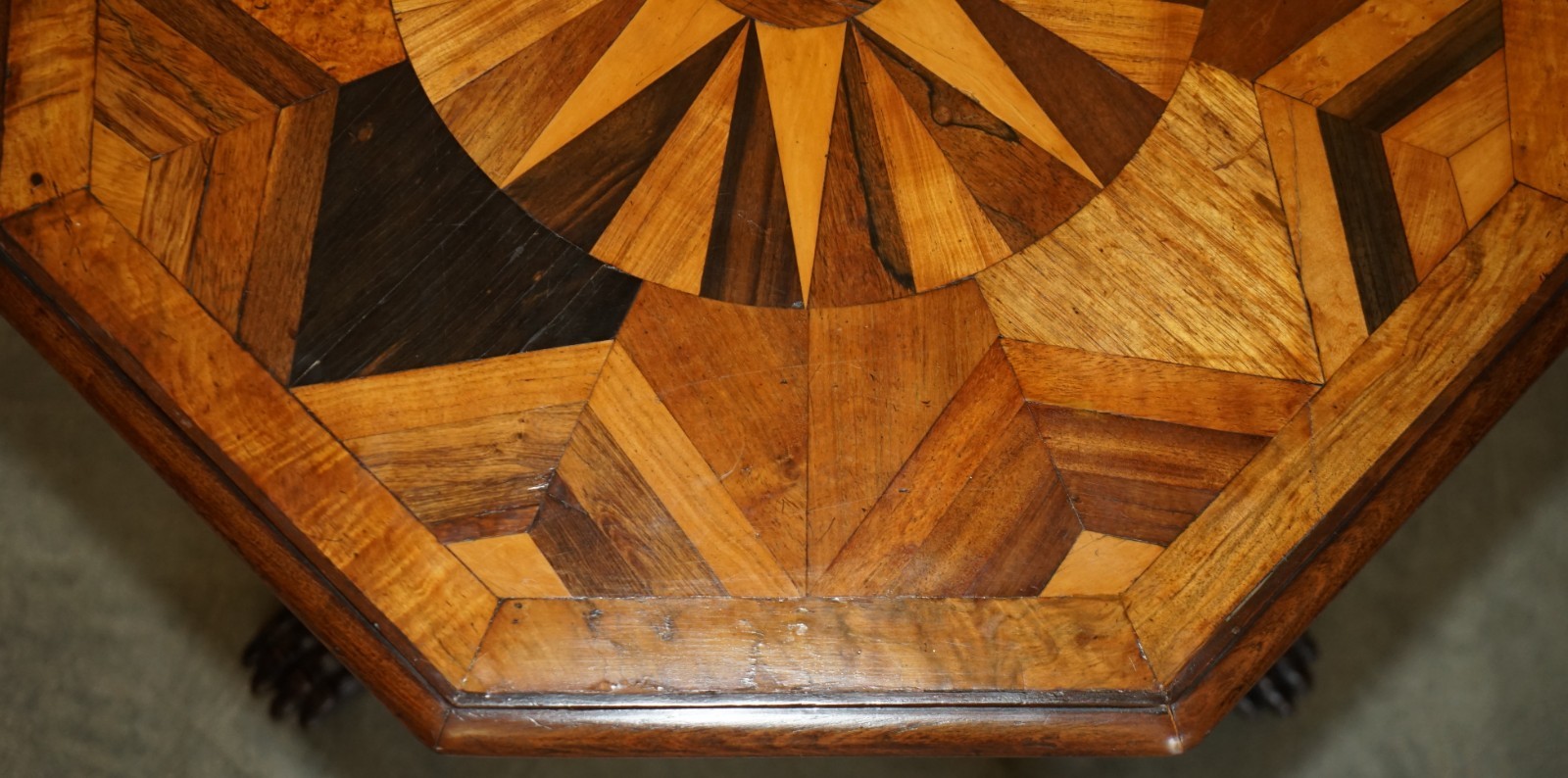 SUBLIME-CIR-1800-ANTIQUE-SPECIMEN-WOOD-OCCASIONAL-TILT-TOP-TABLE-BURR-WALNUT-OAK-177526177234-8