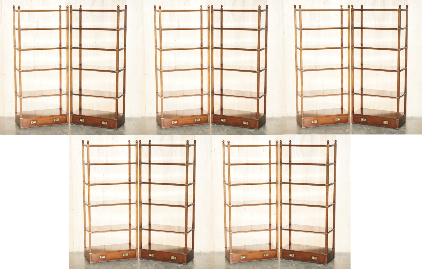 11-HARRODS-KENNEDY-10-METERS-MILITARY-OPEN-LIBRARY-MAHOGANY-DISPLAY-BOOKCASES-177529557075-2