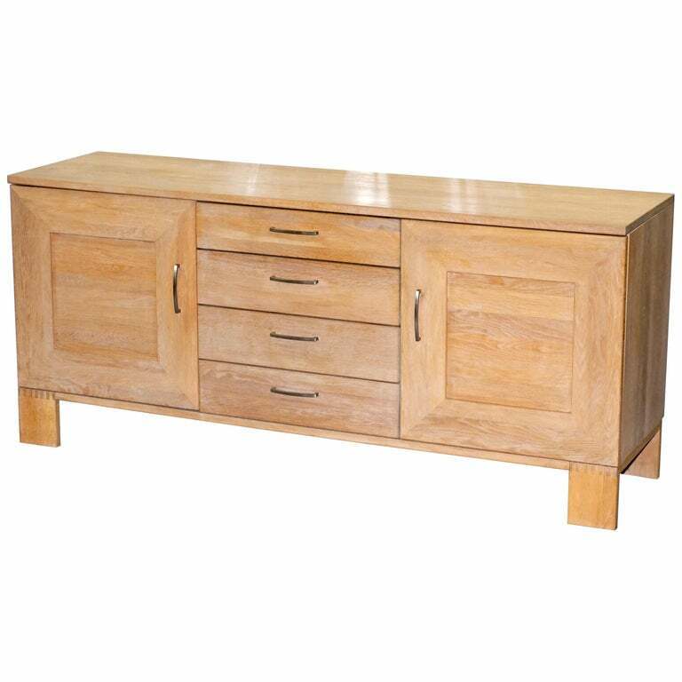 ORUM MOBLER DENMARK CONTEMPORARY SOLID ASH WOOD SIDEBOARD CUPBOARD WITH DRAWERS