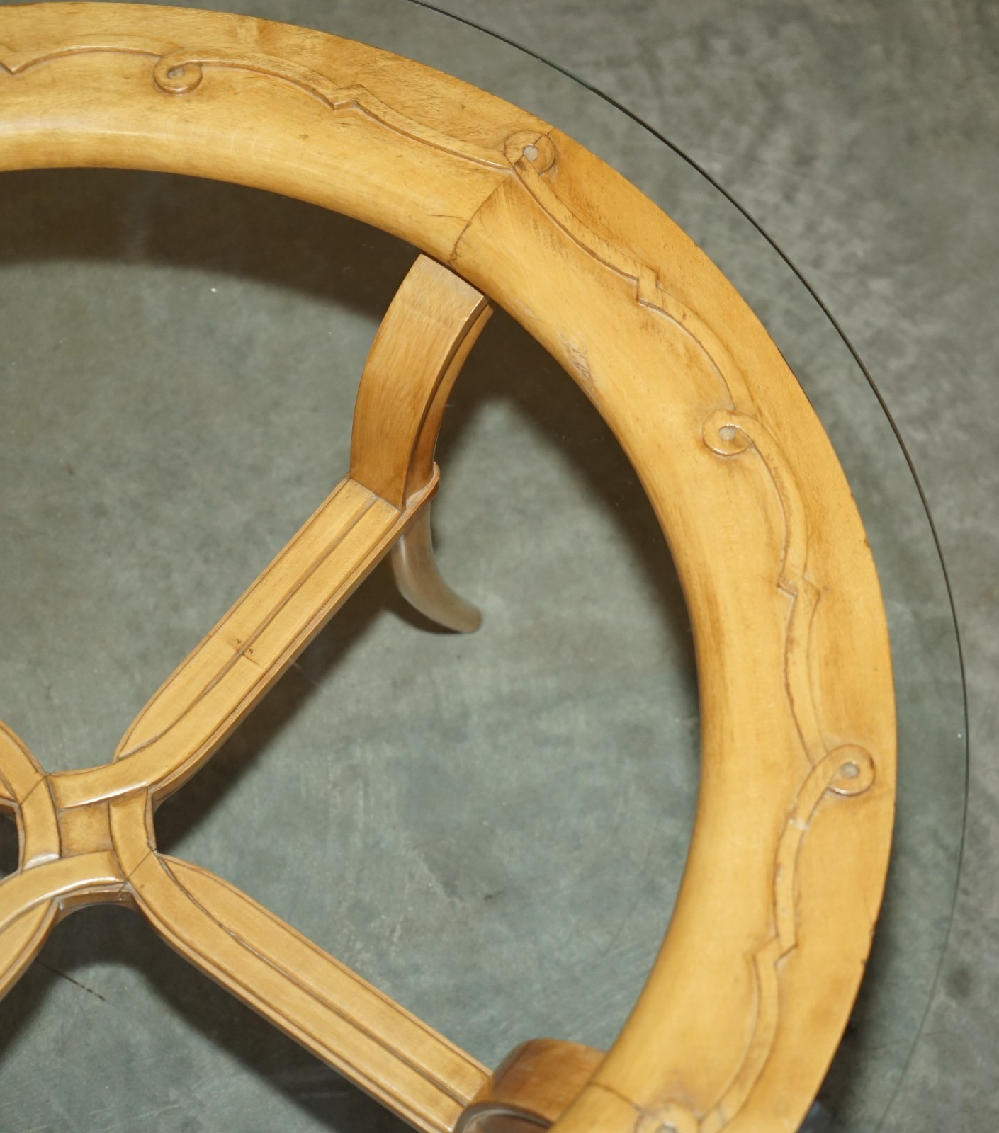 PAIR-OF-FRENCH-CIRCA-1950S-CHERRYWOOD-GLASS-RENE-PROU-ATTRIUBTED-SIDE-TABLES-177529634155-15