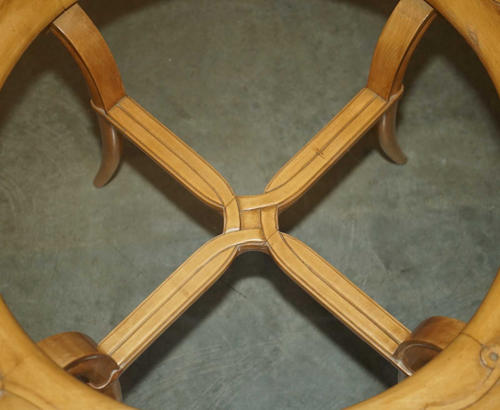 PAIR-OF-FRENCH-CIRCA-1950S-CHERRYWOOD-GLASS-RENE-PROU-ATTRIUBTED-SIDE-TABLES-177529634155-17