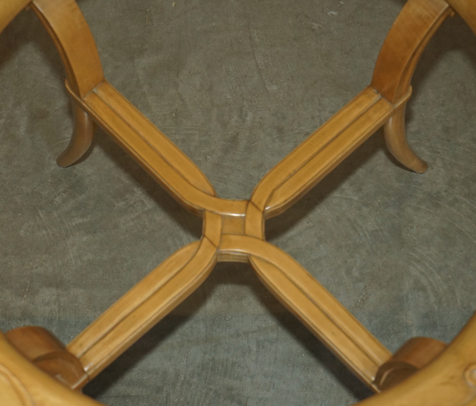 PAIR-OF-FRENCH-CIRCA-1950S-CHERRYWOOD-GLASS-RENE-PROU-ATTRIUBTED-SIDE-TABLES-177529634155-7