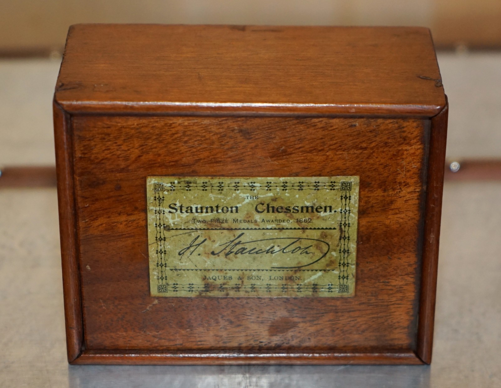 ANTIQUE-VICTORIAN-JACQUE-STAUNTON-CHESSMAN-STAMPED-CHESS-SET-IN-ORIGINAL-BOX-205812678116-7