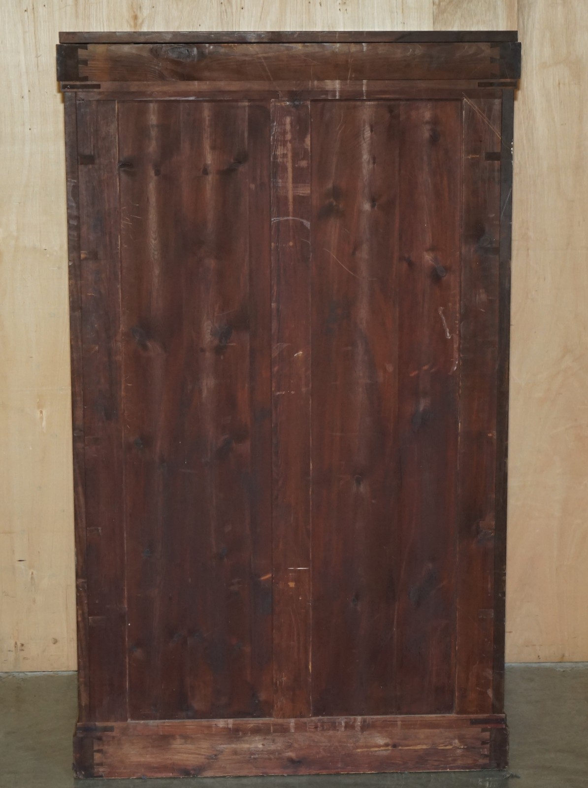 PAIR-OF-ANTIQUE-ESTATE-MADE-BOW-FRONTED-1685CM-WALNUT-TALLBOY-CHEST-OF-DRAWERS-205812568136-23