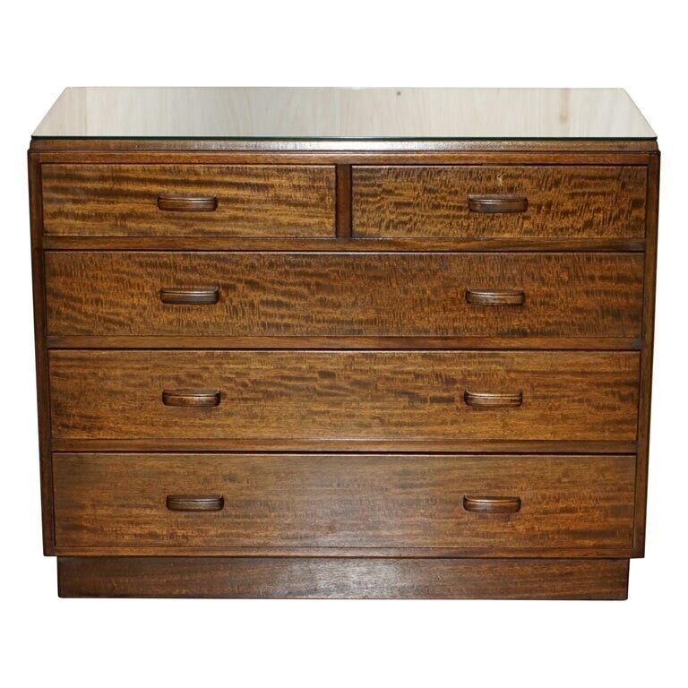 1 OF 2 ALFRED COX MID CENTURY MODERN CHESTS OF DRAWERS CIRCA 1952 PERIOD OAK