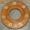 Rare Antique Spanish Early 19th Century Brasero Firepit Table Removable  Dish