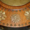 Rare Antique Spanish Early 19th Century Brasero Firepit Table Removable  Dish