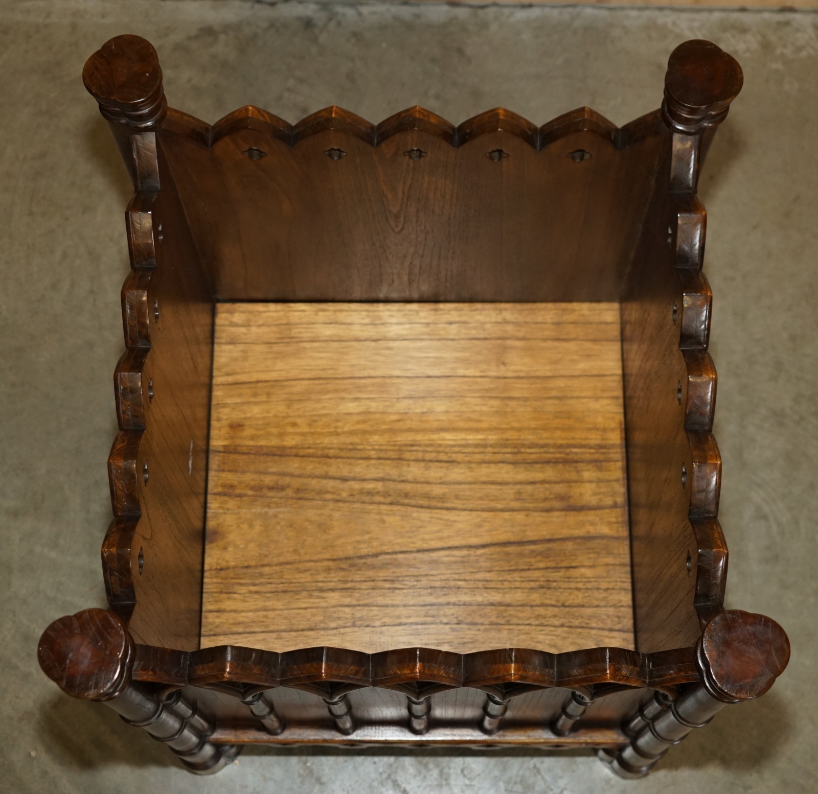 STUNNING-PAIR-OF-GOTHIC-REVIVAL-EXTRA-LARGE-HAND-CARVED-WOODEN-PLANTERS-72X60CM-205788886567-20