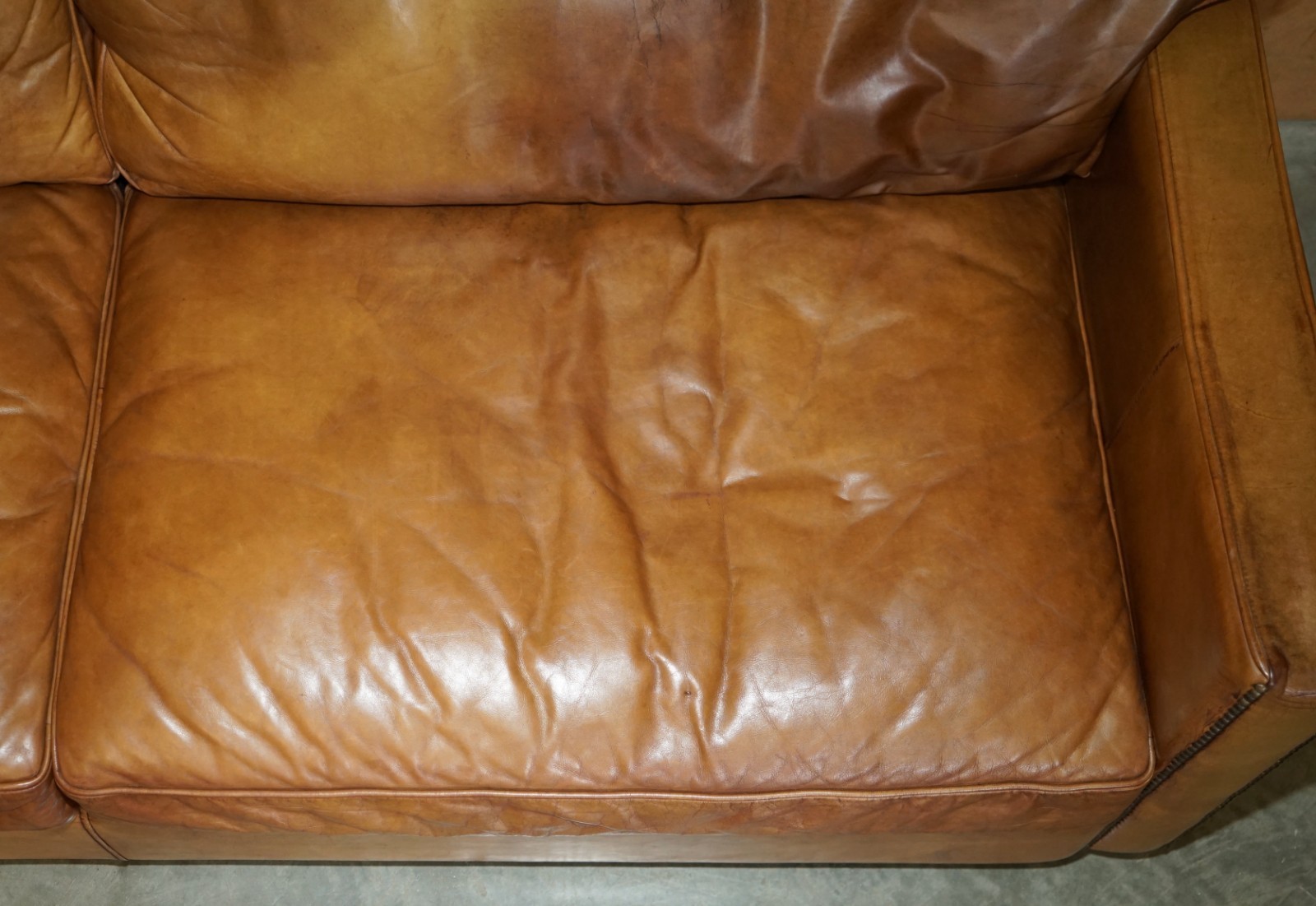 VISCOUNT-WILLIAM-HALO-TIMOTHY-OULTON-DESIGNED-BROWN-LEATHER-THREE-SEAT-SOFA-177527075427-7