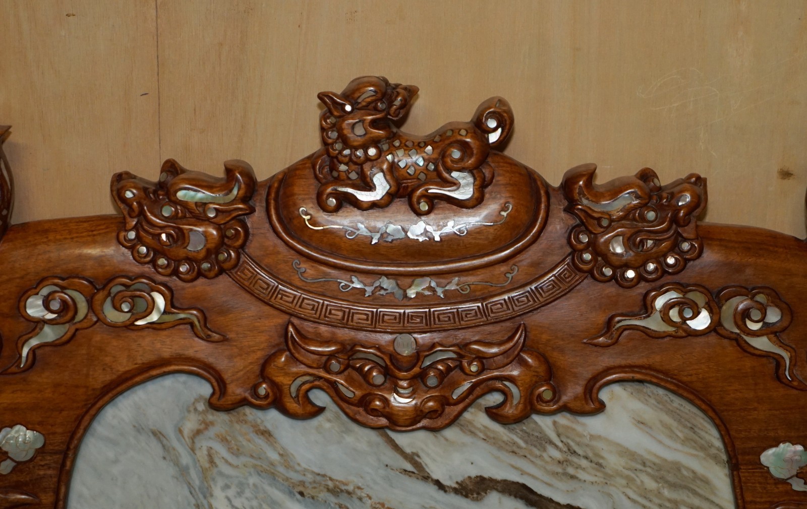 19TH-CENTURY-ROSEWOOD-MARBLE-MOTHER-OF-PEARL-DRAGON-CHINESE-ORIENTAL-BENCH-205810851808-5
