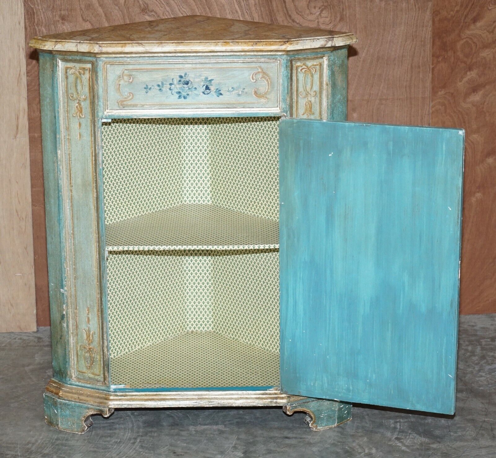 Vintage 2024 corner cabinet