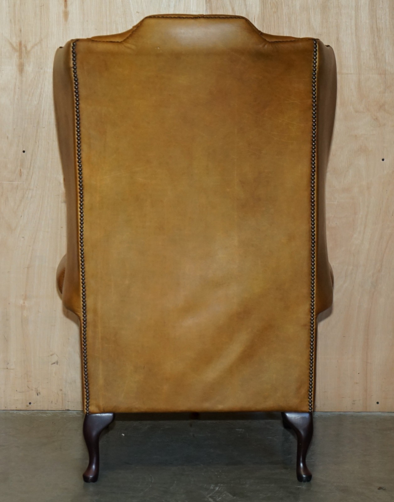 PAIR-OF-HUGE-132CM-TALL-HERITAGE-BROWN-LEATHER-CHESTERFIELD-WINGBACK-ARMCHAIRS-187687676009-13