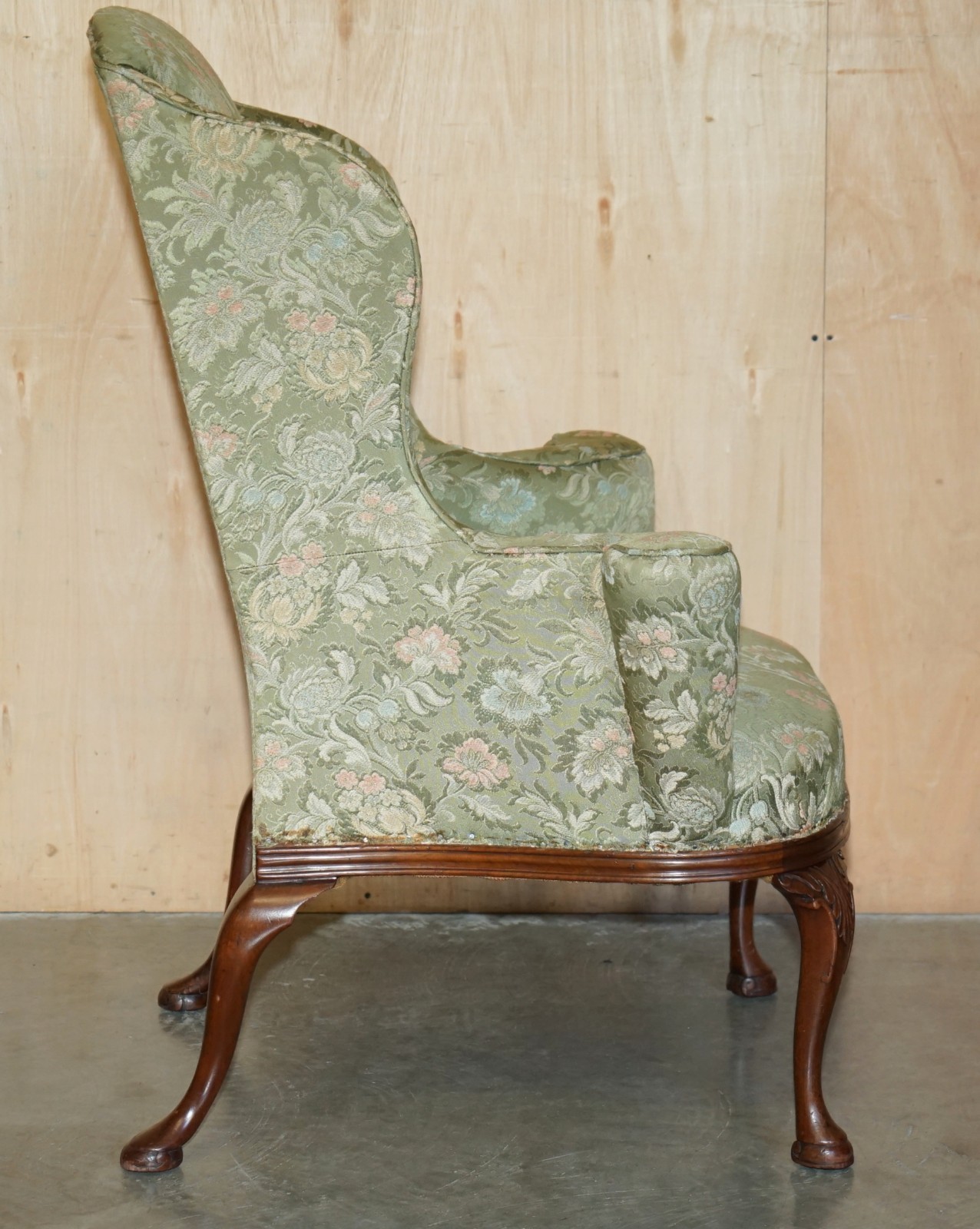 SUBLIME-ANTIQUE-HOWARD-SONS-WILLIAM-MORRIS-MAHOGANY-FRAMED-WINGBACK-ARMCHAIR-205810213749-17