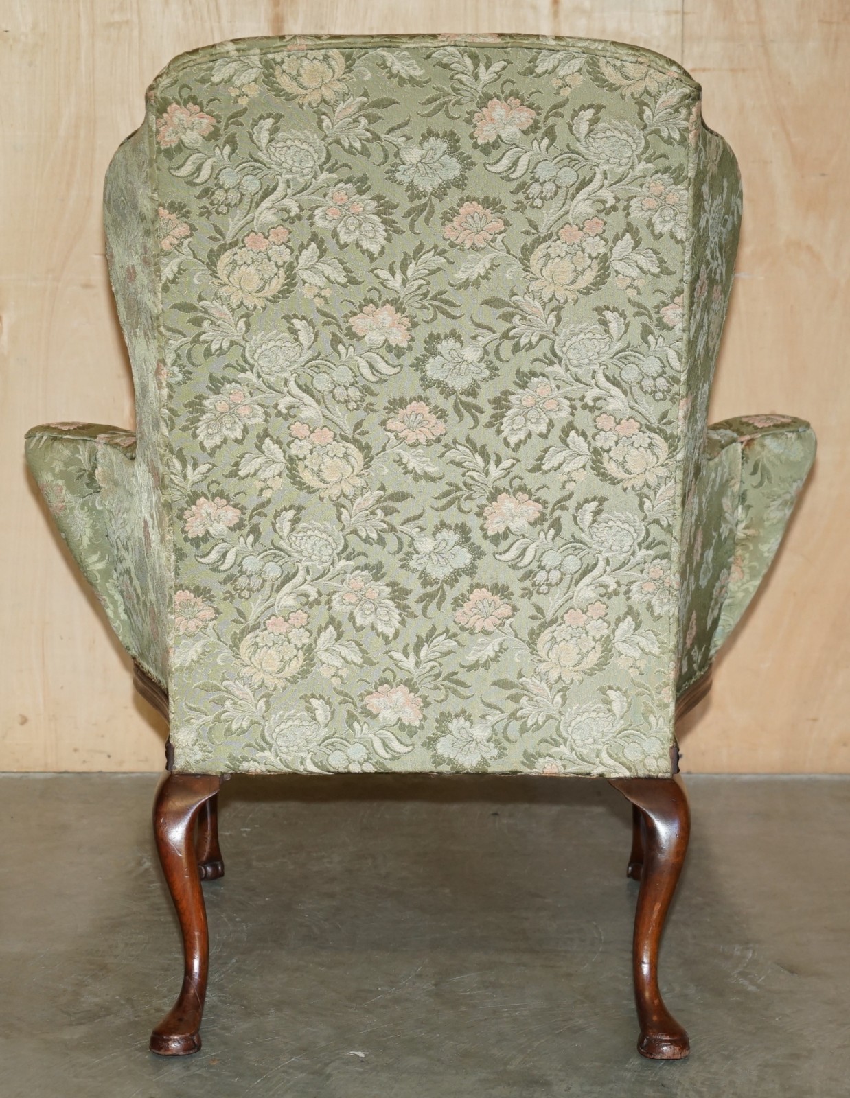 SUBLIME-ANTIQUE-HOWARD-SONS-WILLIAM-MORRIS-MAHOGANY-FRAMED-WINGBACK-ARMCHAIR-205810213749-20