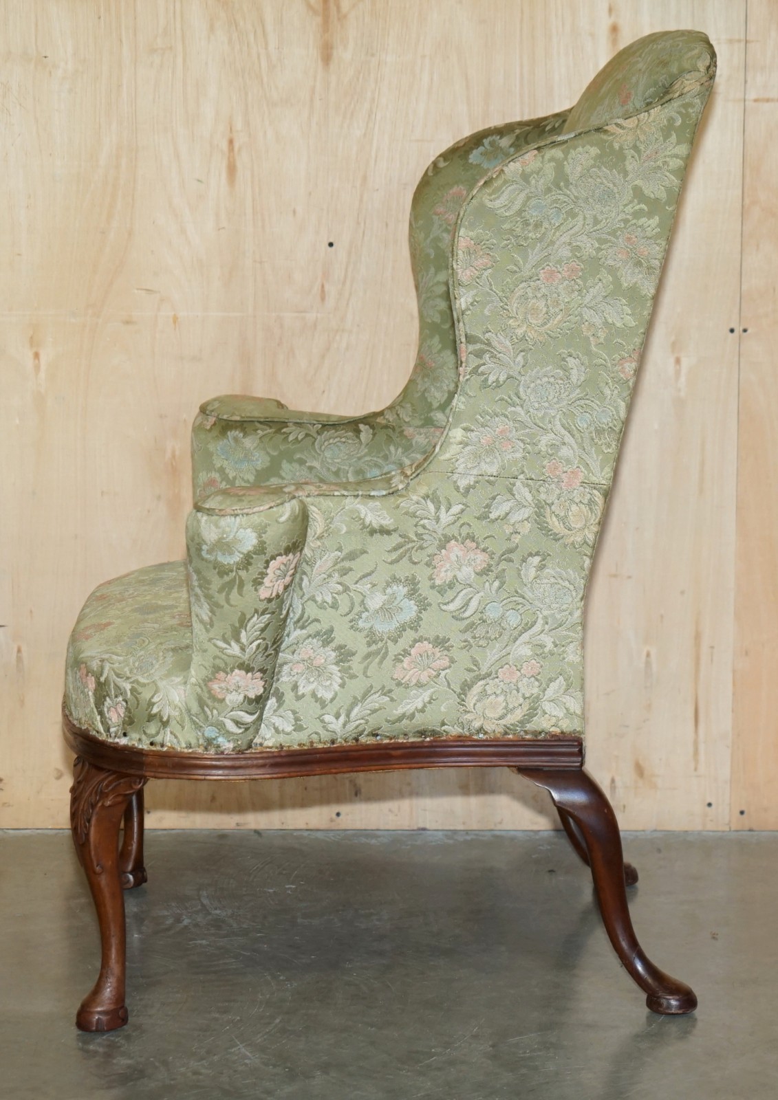 SUBLIME-ANTIQUE-HOWARD-SONS-WILLIAM-MORRIS-MAHOGANY-FRAMED-WINGBACK-ARMCHAIR-205810213749-21