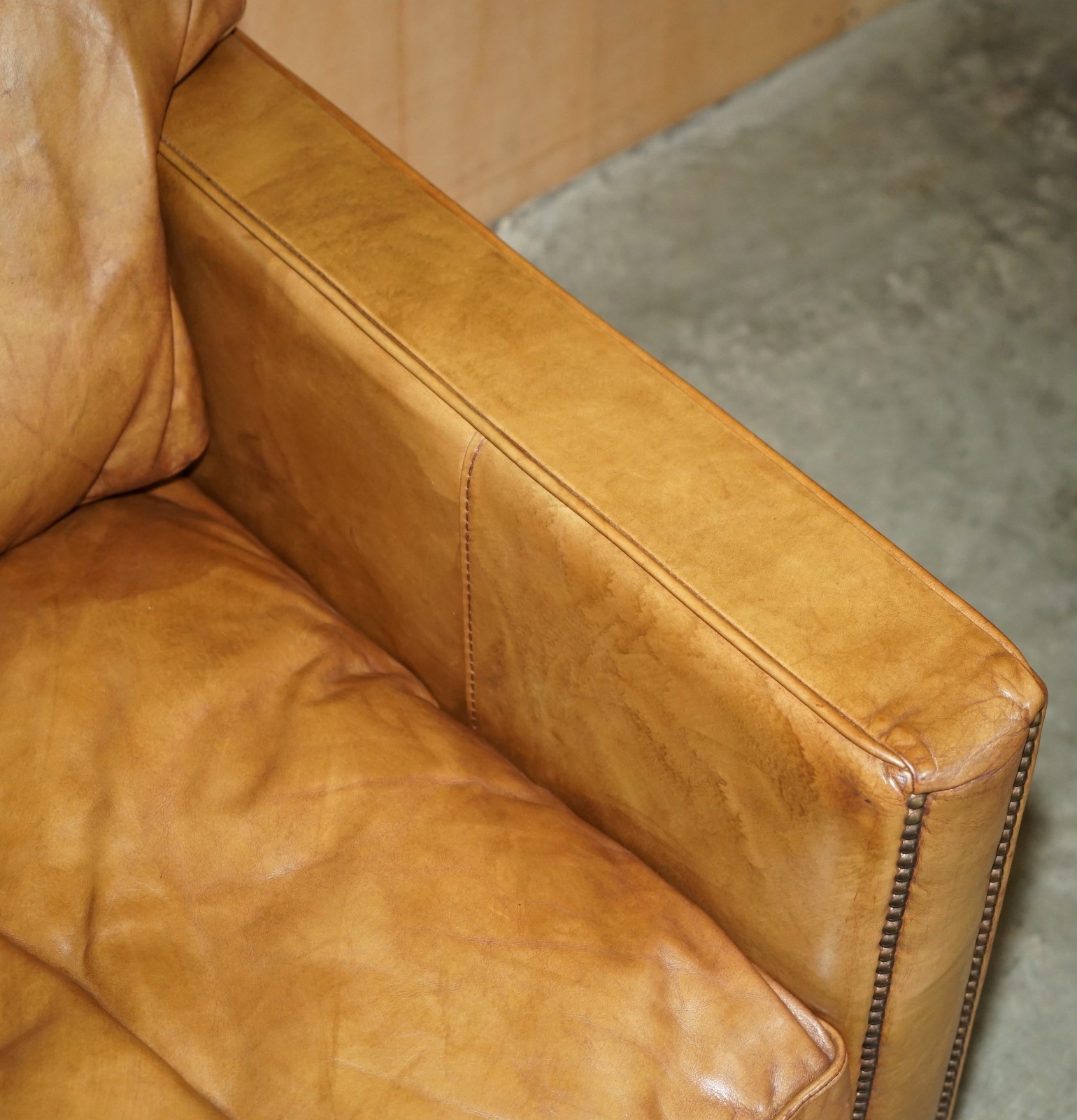 VISCOUNT-WILLIAM-HALO-TIMOTHY-OULTON-DESIGNED-BROWN-LEATHER-ARMCHAIR-205810789379-9